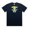 5052 Men's Block Oversized Tee Thumbnail